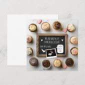 Funny Baking Baby Aankondiging Kaart (Voorkant / Achterkant)