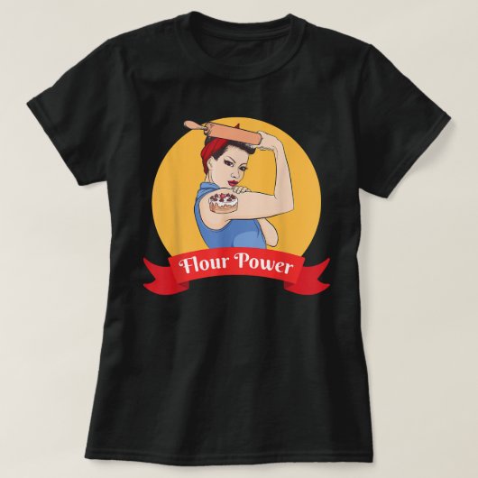 Funny Baking Baker Pastry Chef Gift voor vrouwen T-shirt (Design voorkant)