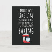 Funny Baking Cards Bake Baker Humor Bread Kaart (Voorkant)