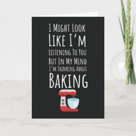 Funny Baking Cards Bake Baker Humor Bread Kaart