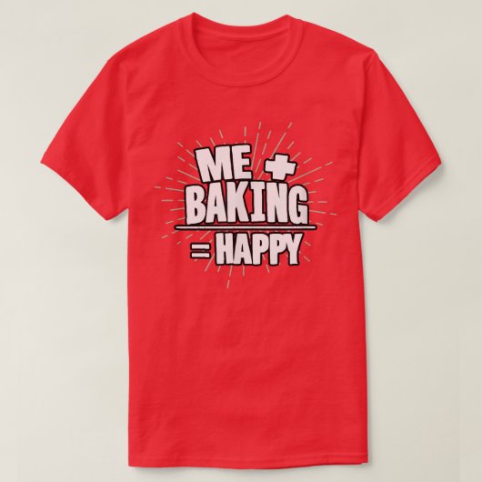 Funny Baking Chef Men Women, Pastry Chef T-shirt (Design voorkant)