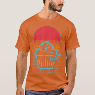 Funny Baking Cupcake Baker Cupcake Lover 80 90 R T-shirt