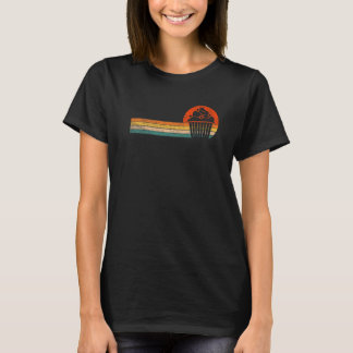 Funny Baking Cupcake Baker Cupcake Retro T-shirt