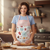 Funny Baking Gezegde Modern Kitchen Pink Schort
