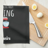 Funny Baking Gifts Baker Chef Humor Personalized Theedoek (Quarter Fold)