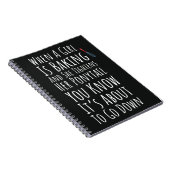 Funny Baking Gifts For Her Teen Girls Women Baker Notitieboek (Rechterzijde)