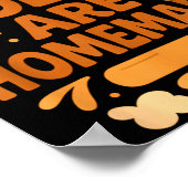 Funny Baking Humor My Rolls Are Homemade Kitchen R Poster (Hoek)