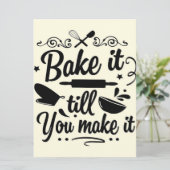 Funny Baking I Funny |Cooking Giften (Staand voorkant)