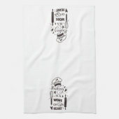 Funny Baking is een werk van Heart Kitchen Design Theedoek (Verticaal)