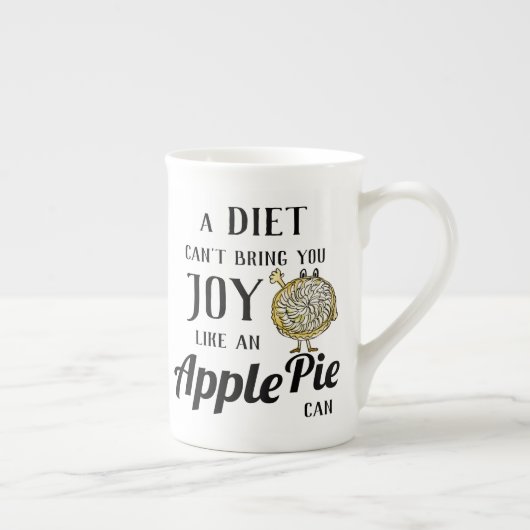 Funny baking quote porselein kop (Rechts)