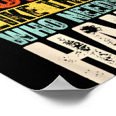 Funny Bald Man Gift Confident Body Sitivity Gym Hu Poster (Hoek)