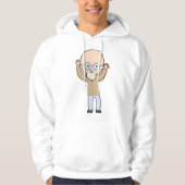 Funny Bald Man Hoodie (Voorkant)