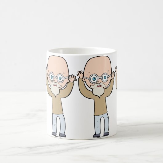 Funny Bald Man Koffiemok (Center)