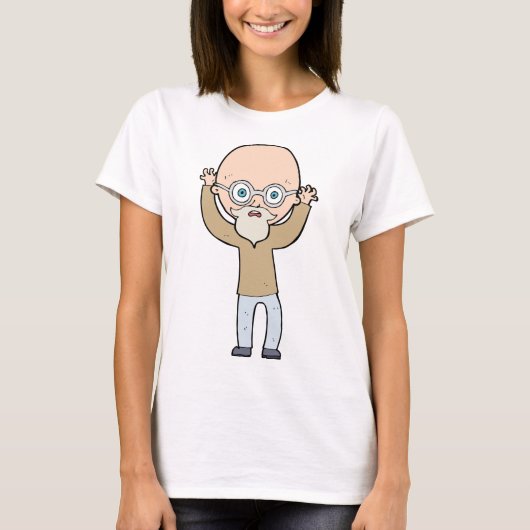 Funny Bald Man T-shirt (Voorkant)