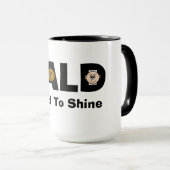 Funny Bald Pride Mok voor mannen (Voorkant rechts)