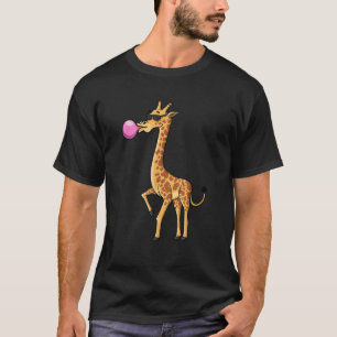 Funny Baling Bubble Giraffe Dierenvriend T-shirt
