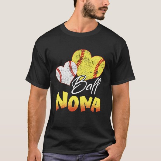 Funny Ball Nona Softball Baseball Gifts T-shirt (Voorkant)
