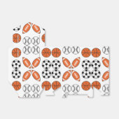 Funny Ball Pattern Bedankdoosjes (Uitgevouwen)