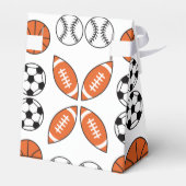 Funny Ball Pattern Bedankdoosjes (Achterkant)