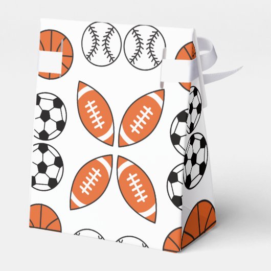 Funny Ball Pattern Bedankdoosjes (Achterkant)