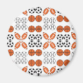 Funny Ball Pattern Magneet (Voorkant)