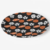 Funny Ball Pattern Papieren Bordje (Gekanteld)
