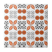 Funny Ball Pattern Tegeltje (Voorkant)
