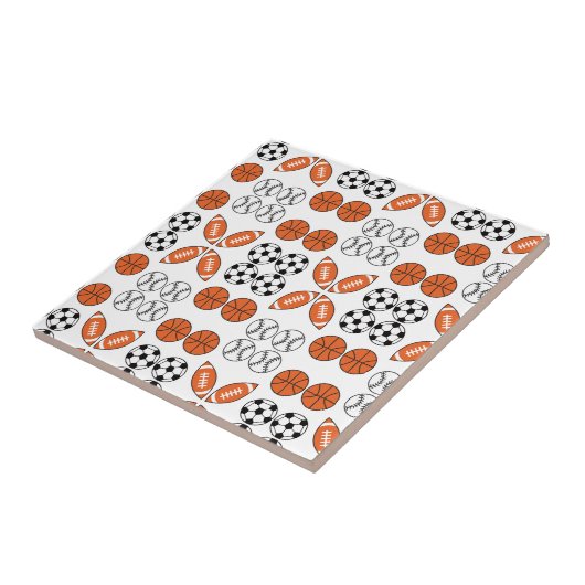 Funny Ball Pattern Tegeltje (Zijkant)