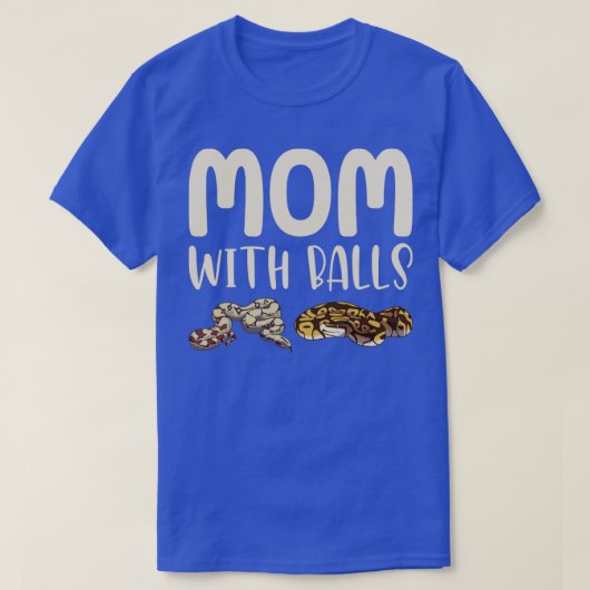 Funny Ball Python Snake4 T-shirt (Design voorkant)