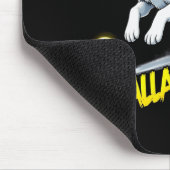 Funny Ballaholic Siberian Husky Dog Chasing Ball  Muismat (Hoek)