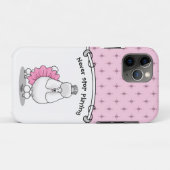 Funny Ballet Ballerina Princess Poodle Dog (wit) Case-Mate iPhone Case (Achterkant (horizontaal))
