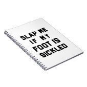 Funny Ballet Teacher Dance Student SicGERICHTE Foo Notitieboek (Rechterzijde)