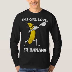 Funny Banana Art for Girls Kinder Berry Fruit Smoo T-shirt