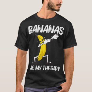 Funny Banana Art voor mannen Berry Fruit Smoothi T-shirt