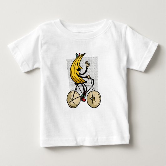 Funny Banana Biker Cartoon Design (Voorkant)