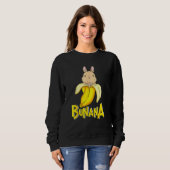 Funny Banana Bunny Rabbit Trui (Voorkant volledig)