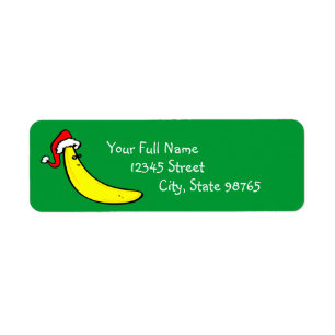 Funny Banana Custom Return Label