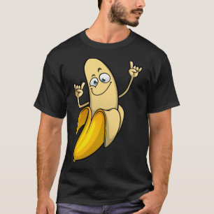 Funny Banana Design voor mannen Vruchtendar T-shirt