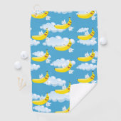 Funny Banana Fruit Lover Gifts Food Humor Emojis Golfhanddoek (Insitu)