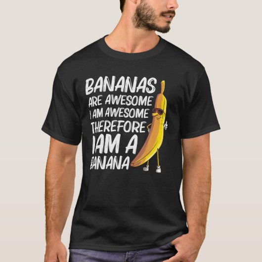 Funny Banana Gift Mannen Vruchten Eater Lover Heal T-shirt (Voorkant)