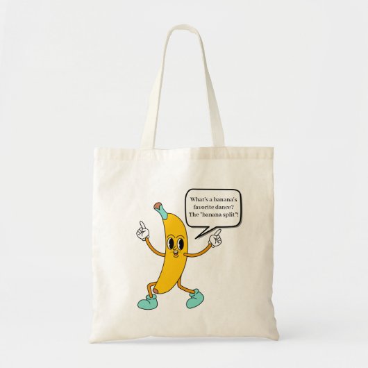 Funny Banana Joke Canvas tas (Voorkant)