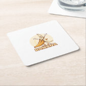 Funny Banana Kartonnen Onderzetters (Schuin)