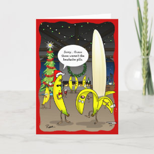 Funny Banana-kerstkaarten   Vakantiegroet Feestdagen Kaart