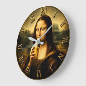 Funny Banana Mona Lisa Grote Klok (Hoek)