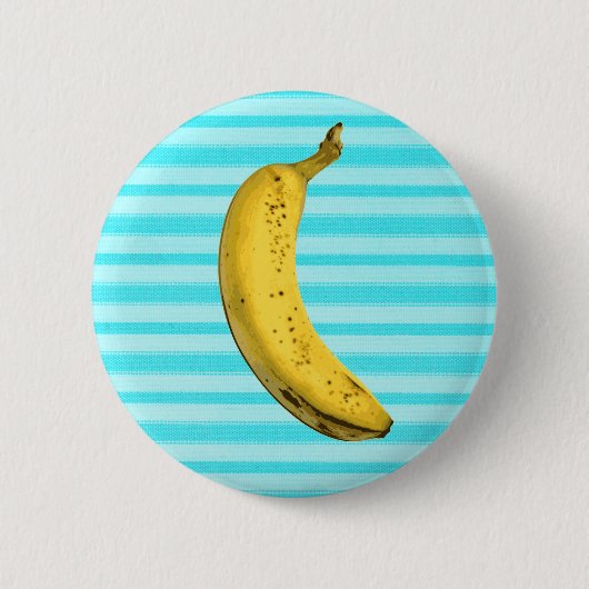 Funny banana ronde button 5,7 cm (Voorkant)