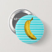 Funny banana ronde button 5,7 cm (Voorkant /achterkant)