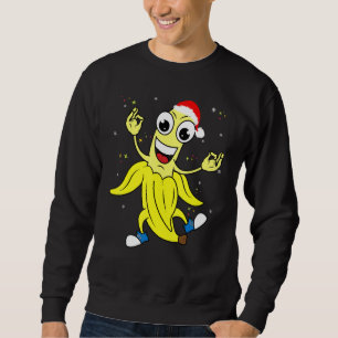Funny Banana Santa Mannen Vrouwen Kind Pajama Trui