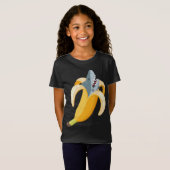 Funny Banana Shark Bananen Fruit Zee Dierenvriend T-shirt (Voorkant volledig)