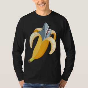 Funny Banana Shark Bananen Fruit Zee Dierenvriend T-shirt