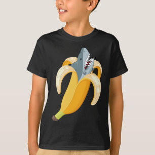 Funny Banana Shark Bananen Fruit Zee Dierenvriend T-shirt